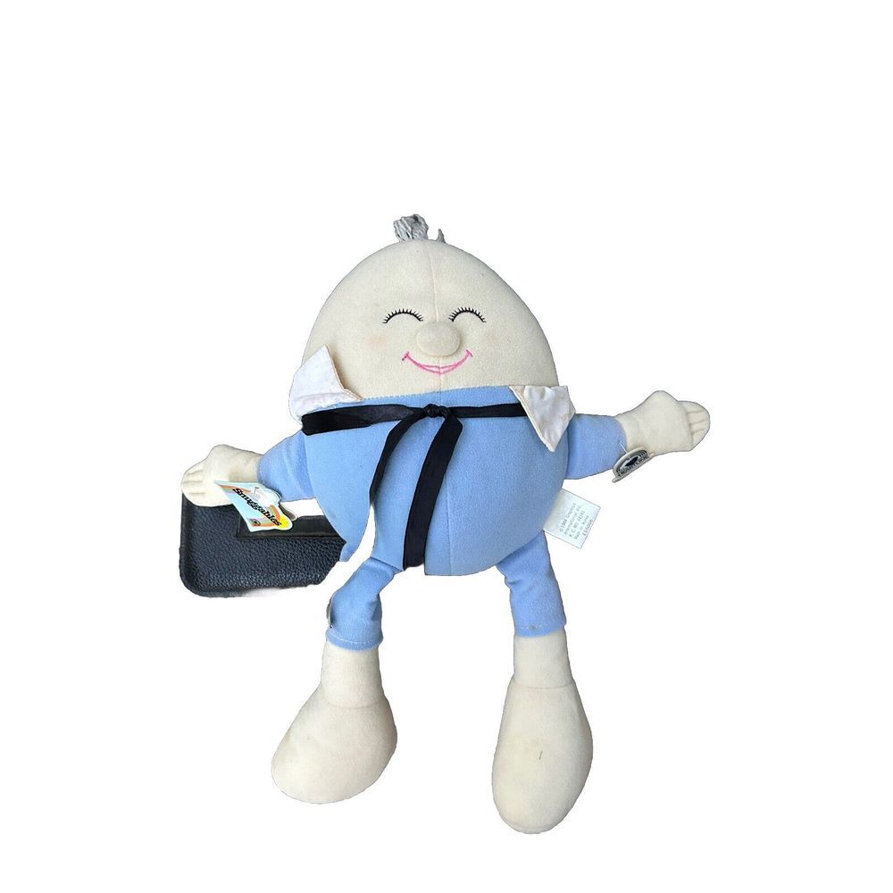 Humpty Dumpty Vintage  Plush 1984 Korea - by Graphics International 15" With Tag